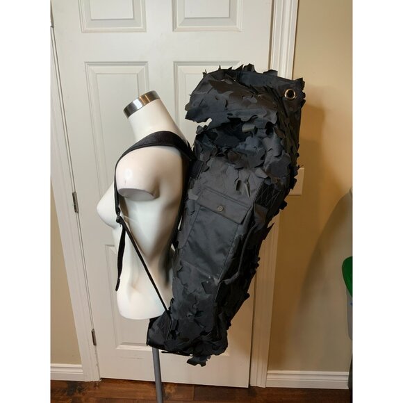 Off-White Post Archive Faction Equipment Black Leaves Backpack O/S NWT! - Picture 4 of 11